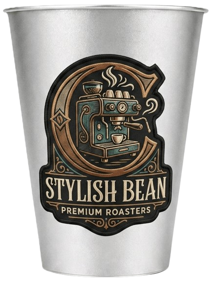 Stylish Bean Premium Roasters custom aluminum cup